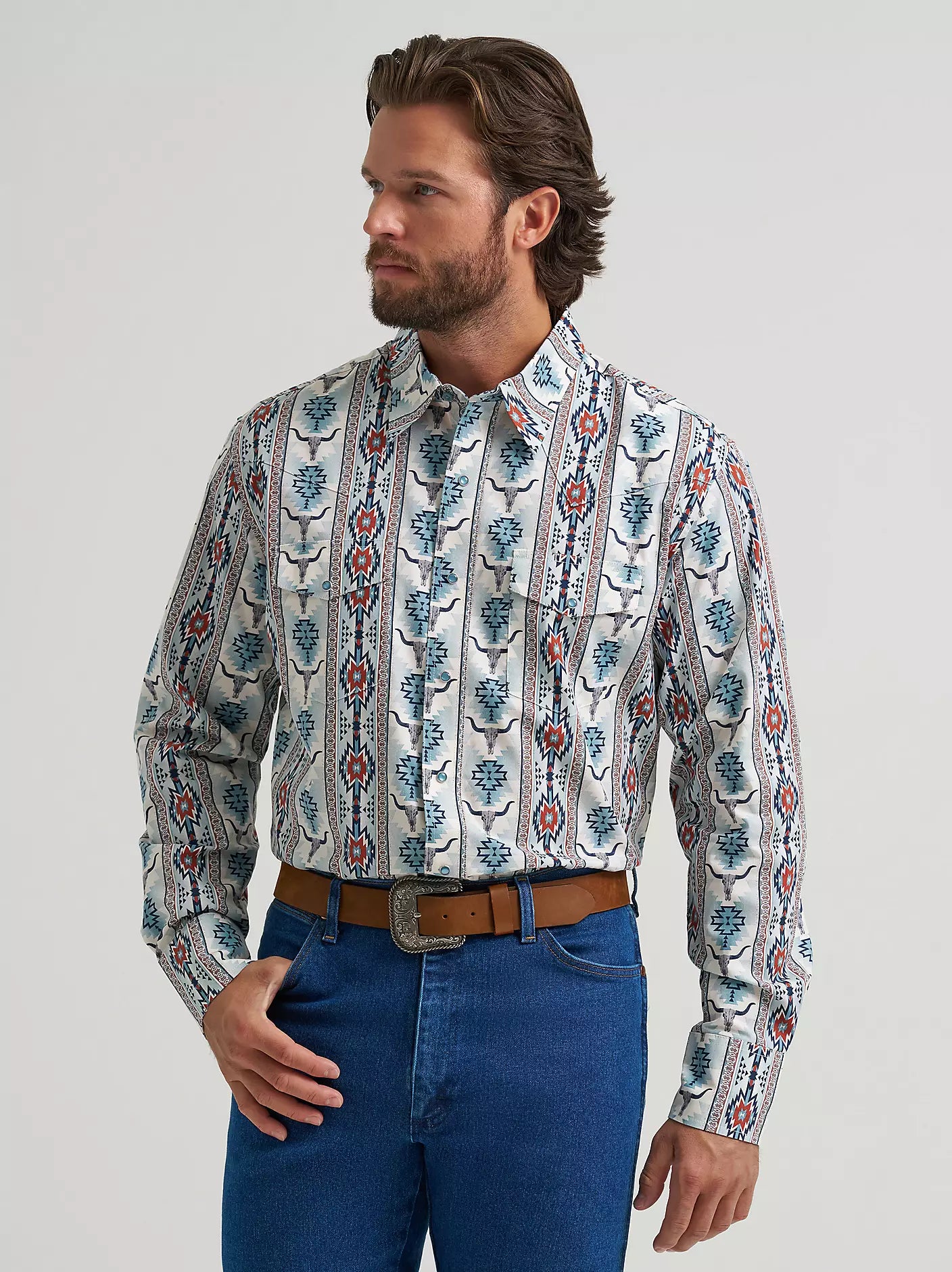 Wrangler Men's Checotah Printed Shirt