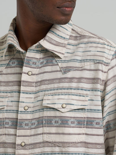 Wrangler Men's Retro Premium Printed Shirt