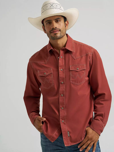 Wrangler Men's Retro Premium Western Shirt