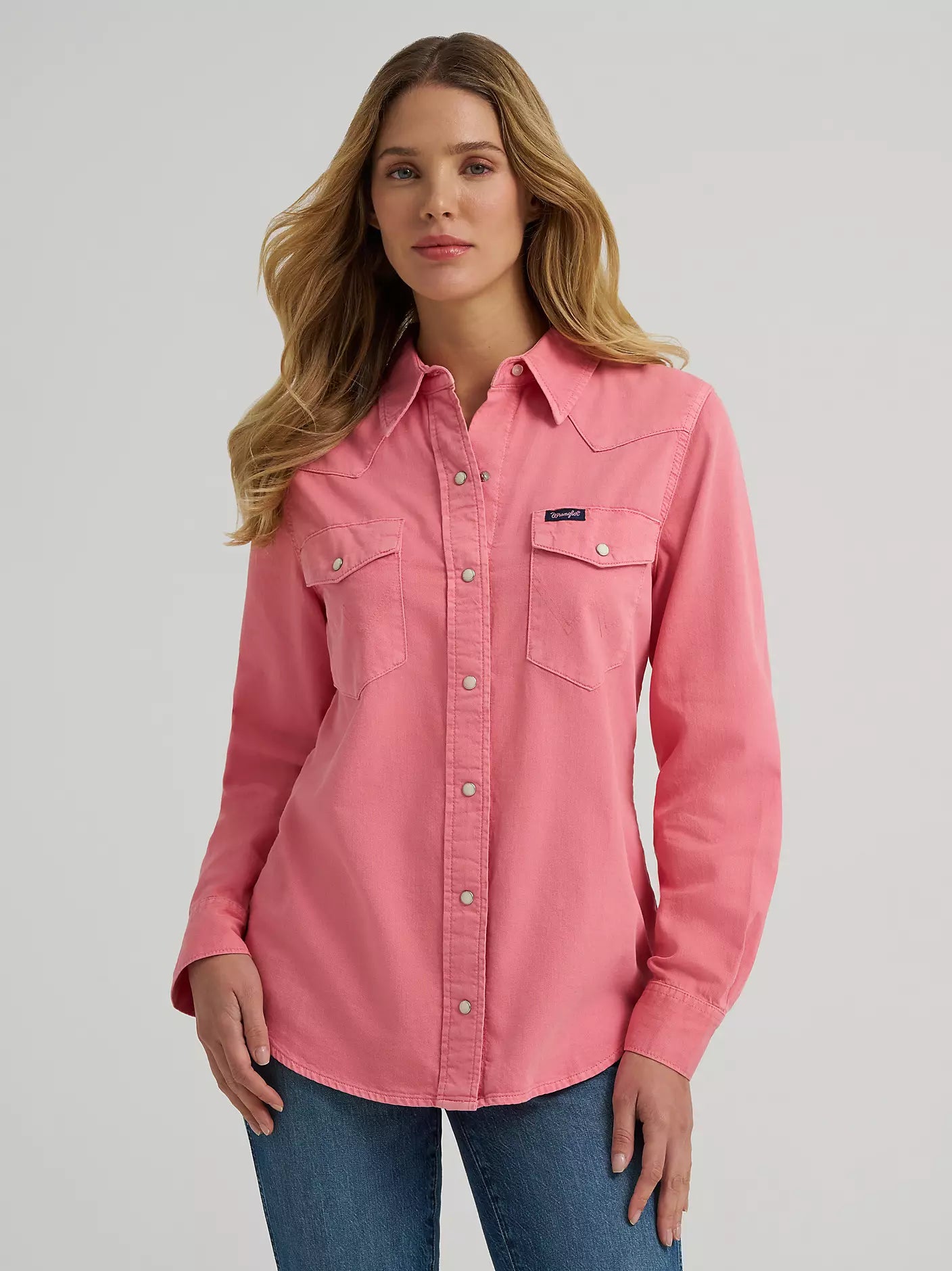 Wrangler Women's Colorwash Western Shirt