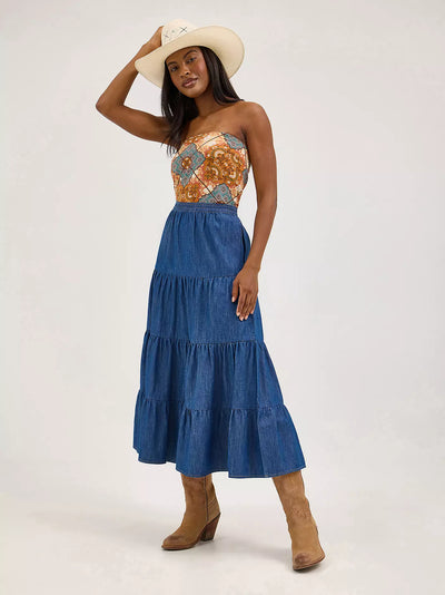 Wrangler Women's Bandana Spaghetti Tank Top