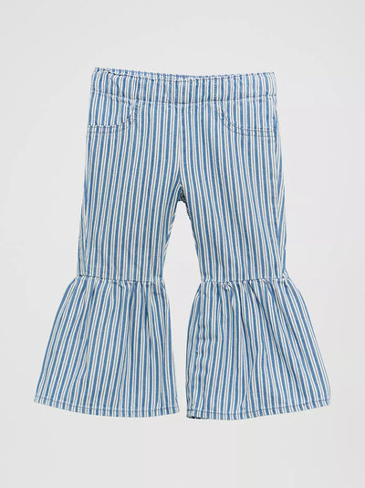 Wrangler Little Girl's Print Ruffle Flare Jean