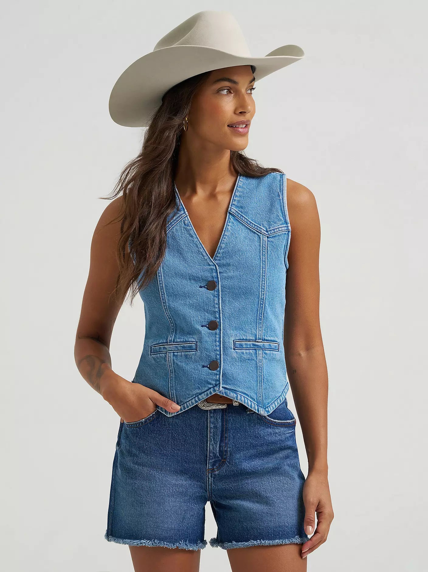 Wrangler Women's Denim Vest