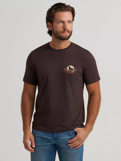 Wrangler Men's Cowboy At Sunset Graphic T-Shirt