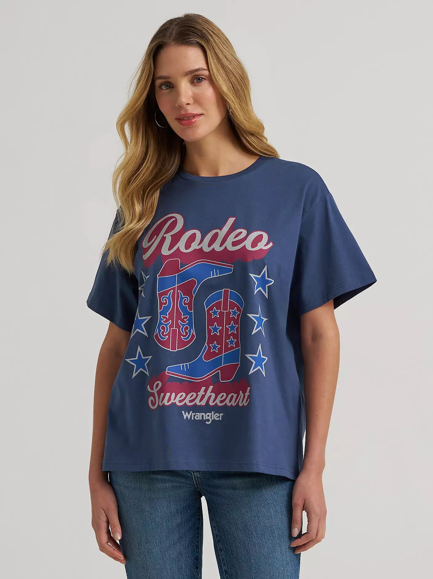 Wrangler Women's Rodeo Sweetheart Girlfriend Graphic Tee