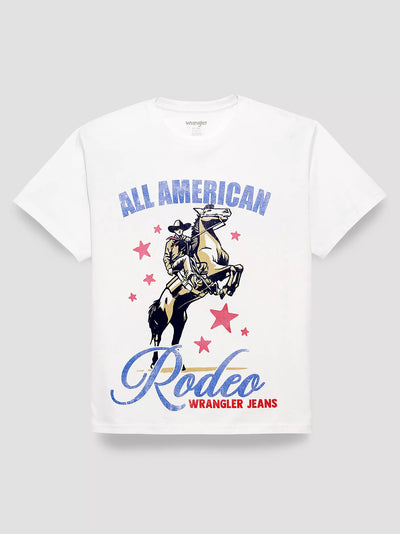 Wrangler Women's All American Rodeo Girlfriend Graphic Tee