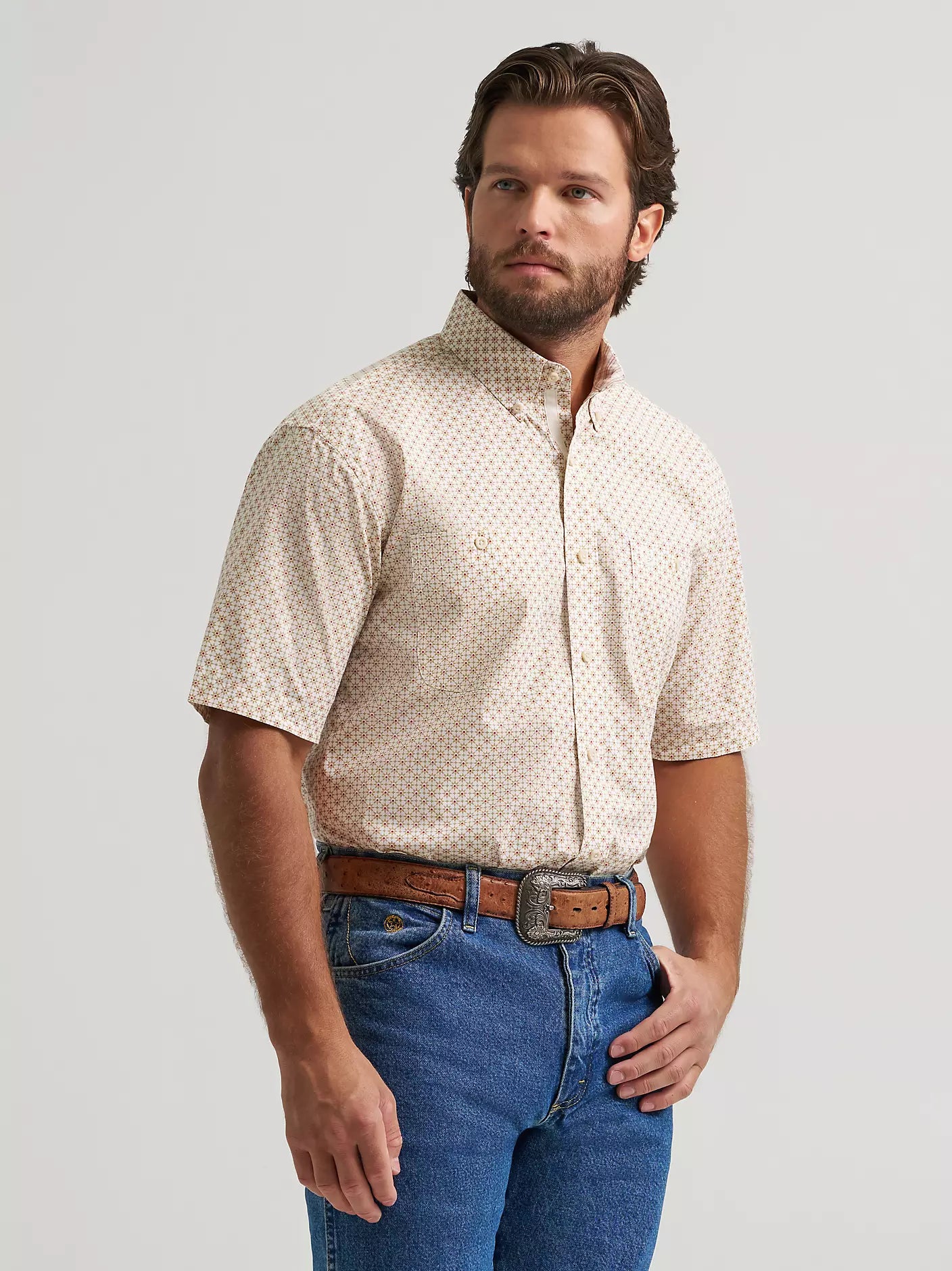 Wrangler Men's George Strait Button Down Shirt