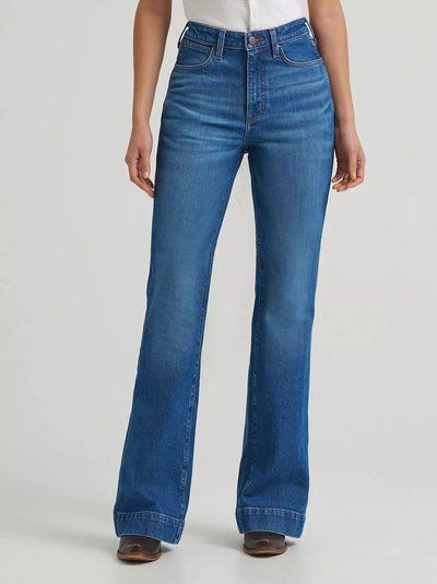 Wrangler Women's Retro Bailey High Rise Trouser Jean