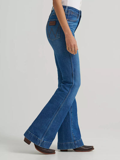 Wrangler Women's Retro Bailey High Rise Trouser Jean