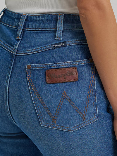 Wrangler Women's Retro Bailey High Rise Trouser Jean