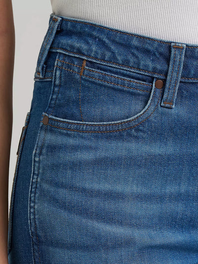 Wrangler Women's Retro Bailey High Rise Trouser Jean