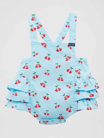 Wrangler Baby Girl's Printed Ruffle Bodysuit