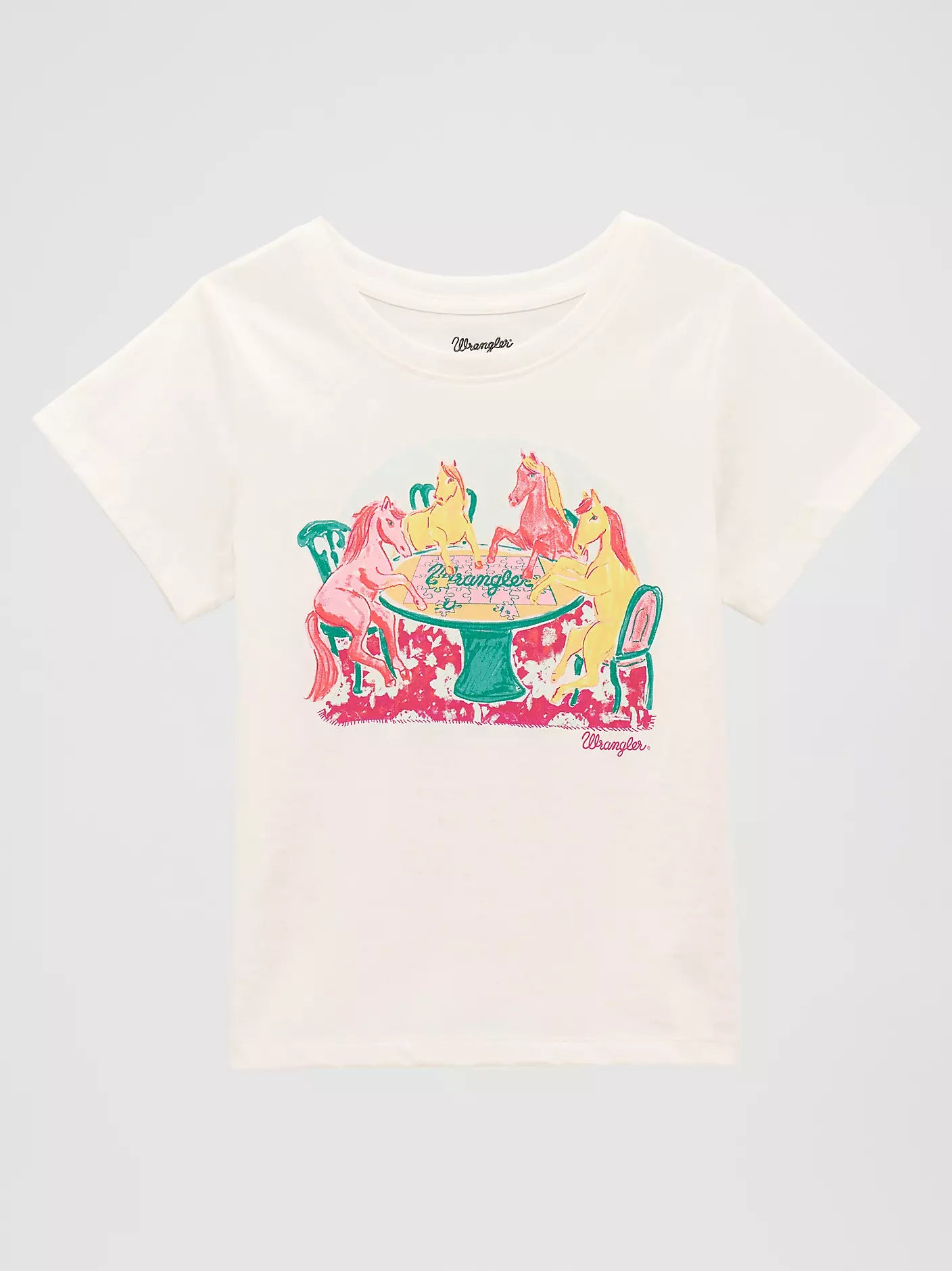 Wrangler Girl's Pony Puzzle Graphic Tee