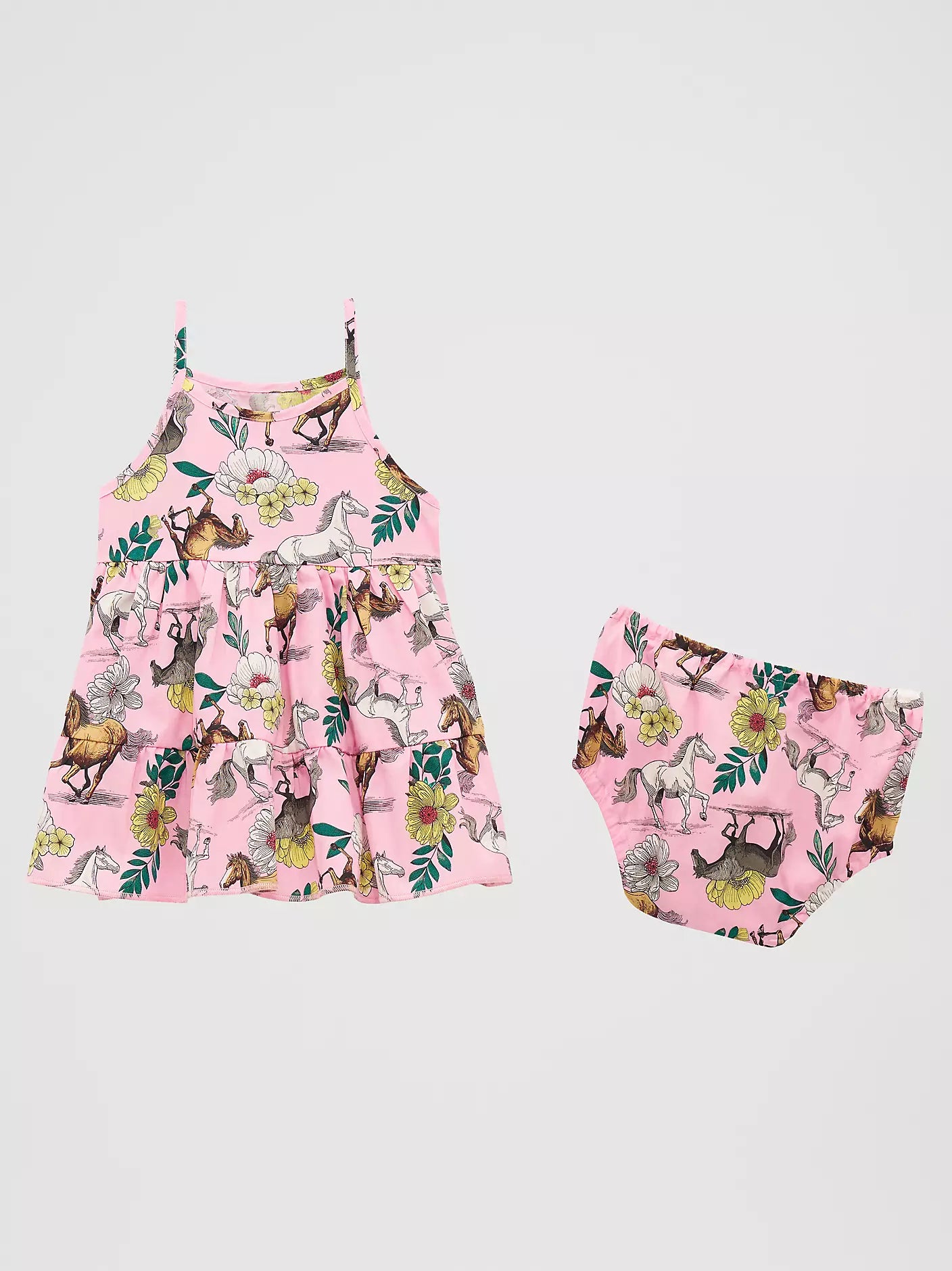 Wrangler Little Girl's Printed Tiered Dress