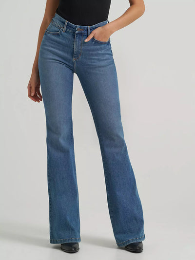 Wrangler Women's Bespoke High Rise Flare Jean