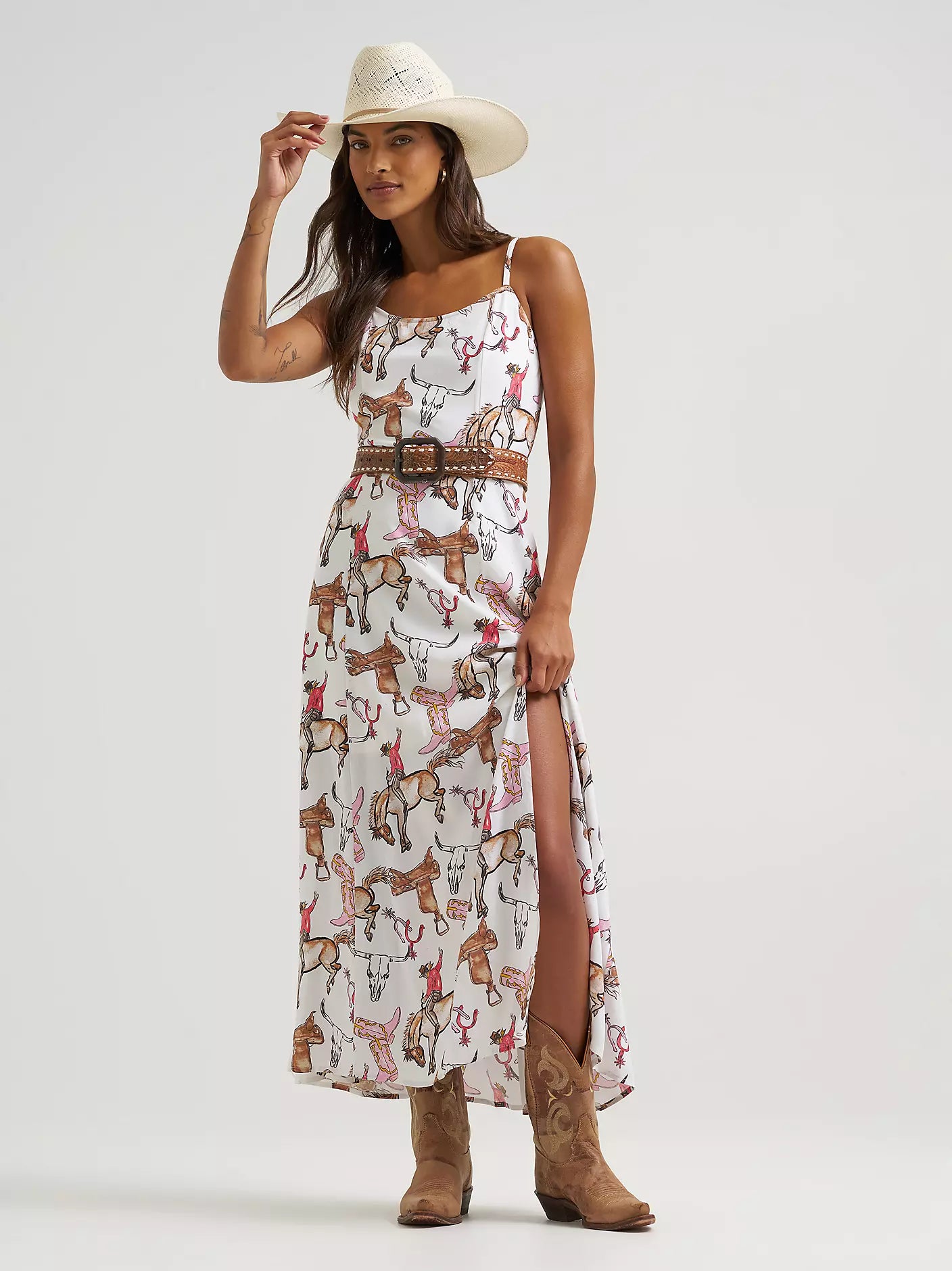 western maxi dress for women Wrangler Women's Western Tank Maxi Dress
