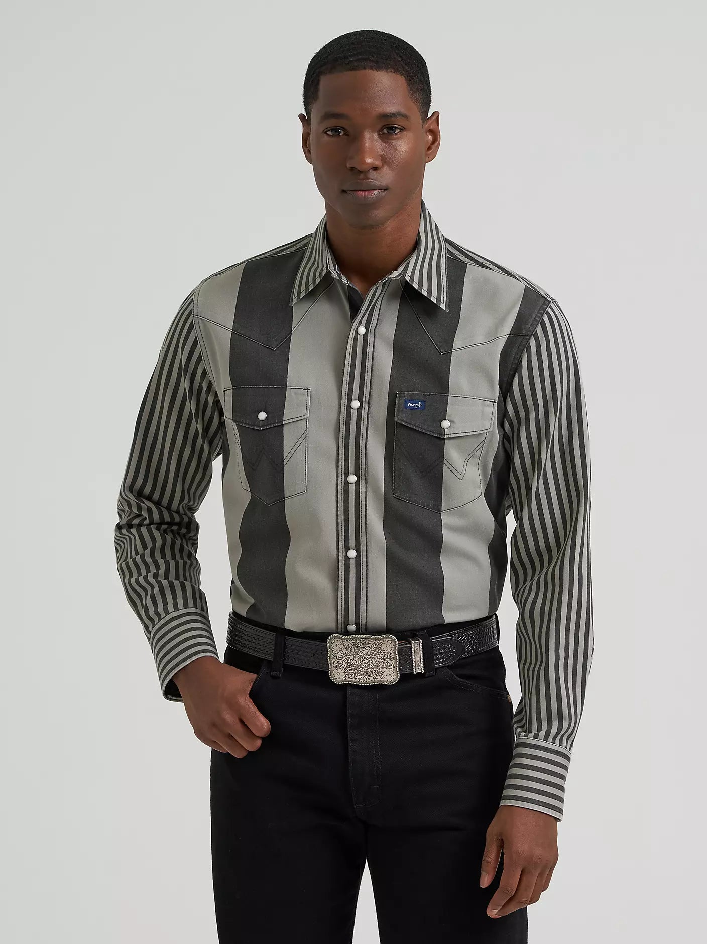 Wrangler Men's Vintage Inspired Brushpopper Workshirt