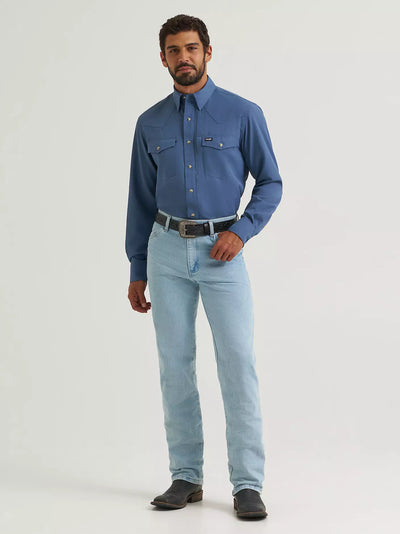 Wrangler Men's All Terrain Gear Performance Solid Shirt