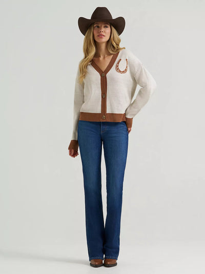 Wrangler Women's V-Neck Cardigan