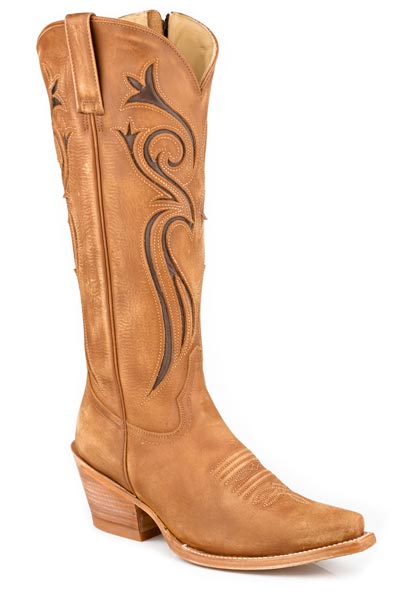 Stetson Women's Unique Vintage Unlay Western Boot