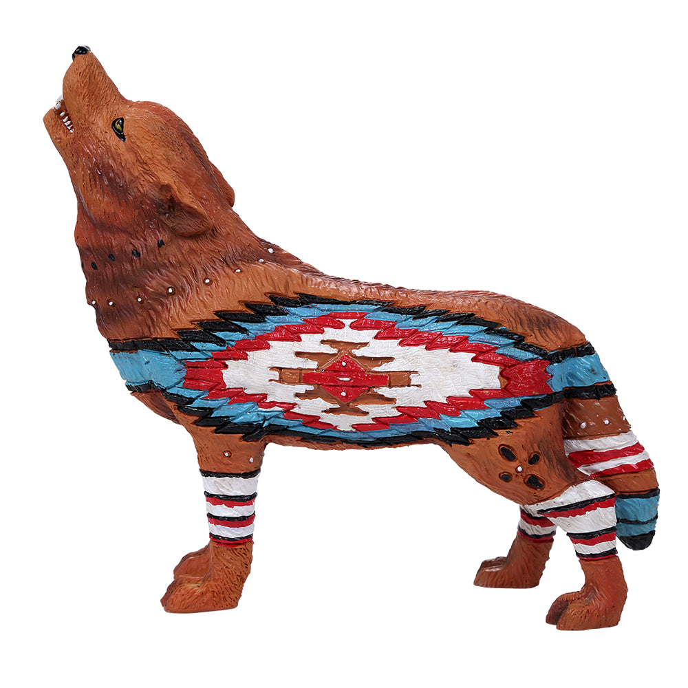 Pacific Trading Indian Totem Wolf Figurine