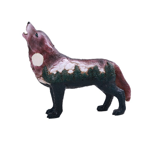 Pacific Trading Big Tree Wolf Figurine