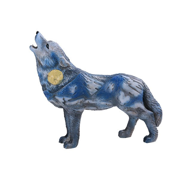 Pacific Trading Moon Mountain Wolf Figurine