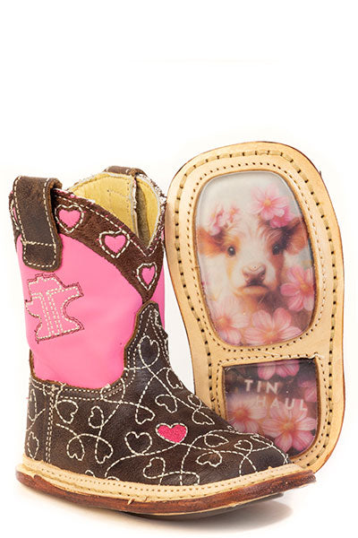 Tin Haul Infant Girl's Lil' Sweetheart Western Boot
