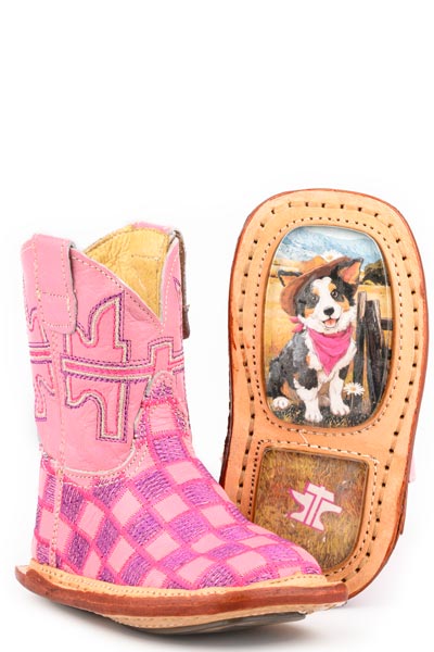 Tin Haul Infants Best Friends Sole Western Boot
