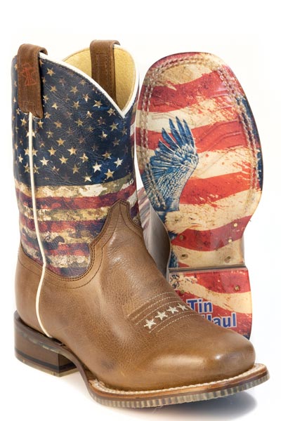 Roper Big Kid's USA 1776-2026 250 Years Freedom Sole Western Boot