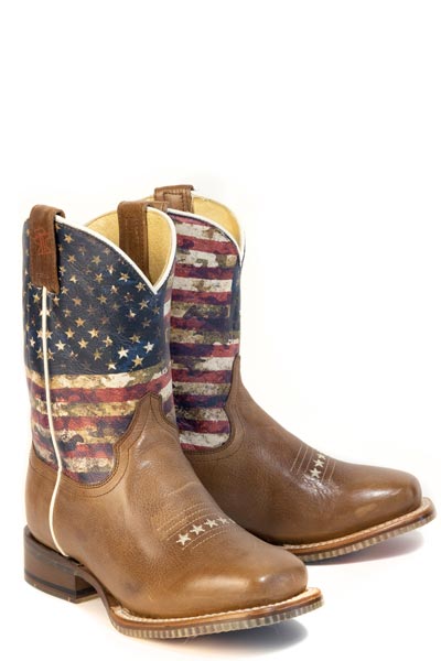 Roper Big Kid's USA 1776-2026 250 Years Freedom Sole Western Boot