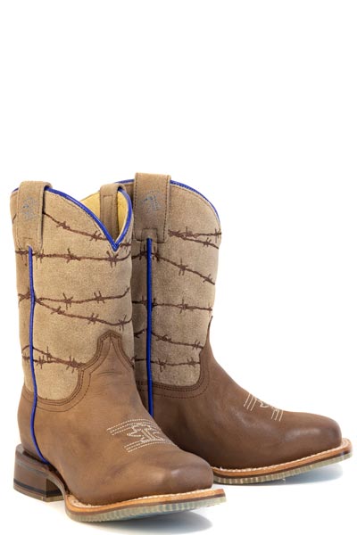 Tin Haul Big Kid's Mending My Own Business Western Boots