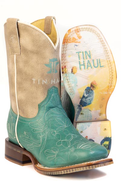 Tin Haul Big Kid's Cacatillow Western Boot
