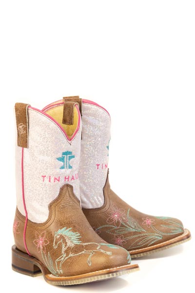 Tin Haul Big Kid's Sassy Western Boot