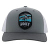 Hooey "Cheyenne" Grey & White Snapback Cap