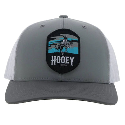 Hooey "Cheyenne" Grey & White Snapback Cap