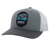 Hooey "Cheyenne" Grey & White Snapback Cap