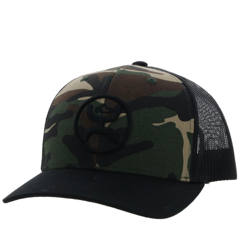 Hooey "O Classic" Camo & Black Hat