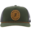 Hooey "Spur" Brown Circle Patch Cap