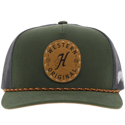 Hooey "Spur" Brown Circle Patch Cap