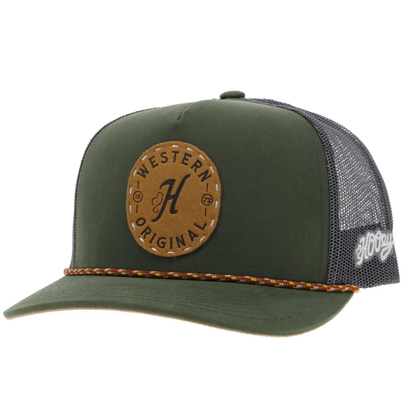 Hooey "Spur" Brown Circle Patch Cap