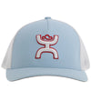 Hooey "Coach" Light Blue FLexfit Cap