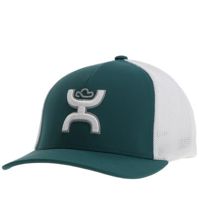 Hooey "Coach" Teal FLexfit Cap