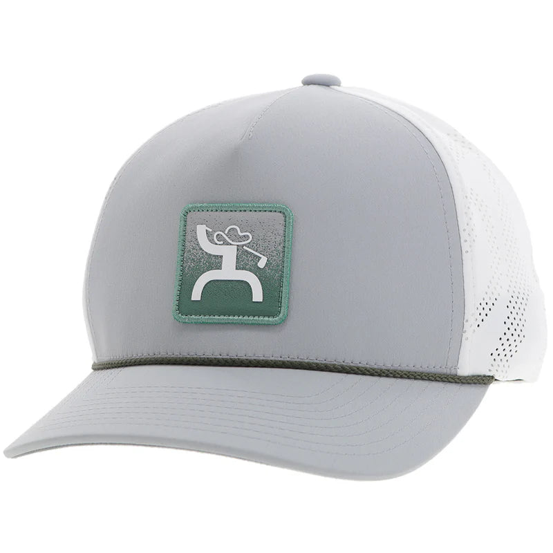 Hooey "Cowboy Golf" Grey Pattern Cap