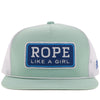 Hooey "Rope Like A Girl" Blue Patch Cap