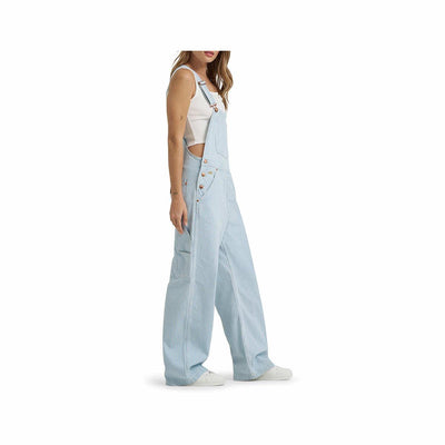 Wrangler Women's Lainey Wilson Denim Stripe Overalls