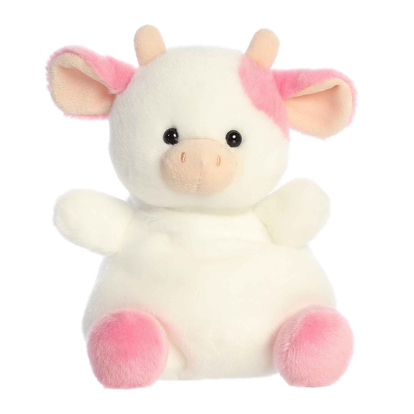 Aurora - Palm Pals - Belle Strawberry Cow Stuffed Animal