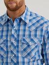 Wrangler Men's 20X Competition Blue Plaid Shirt