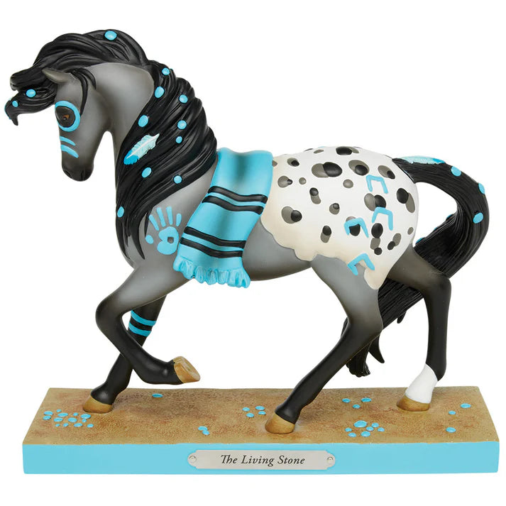 Enesco "The Living" Trial of the Painted Ponies Figurine