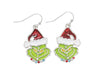 Periwinkle Mean One with Crystals Earrings